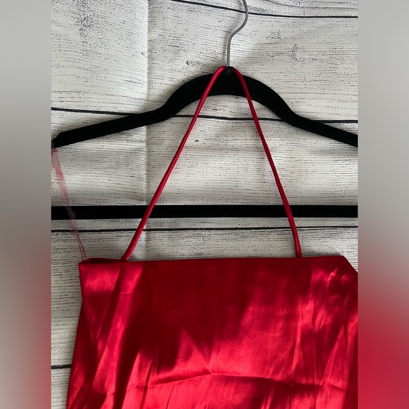 Fashinova Cute❤️Satin Mini Dress. Like NEW!Worn once for my birthday. - Picture 3 of 12